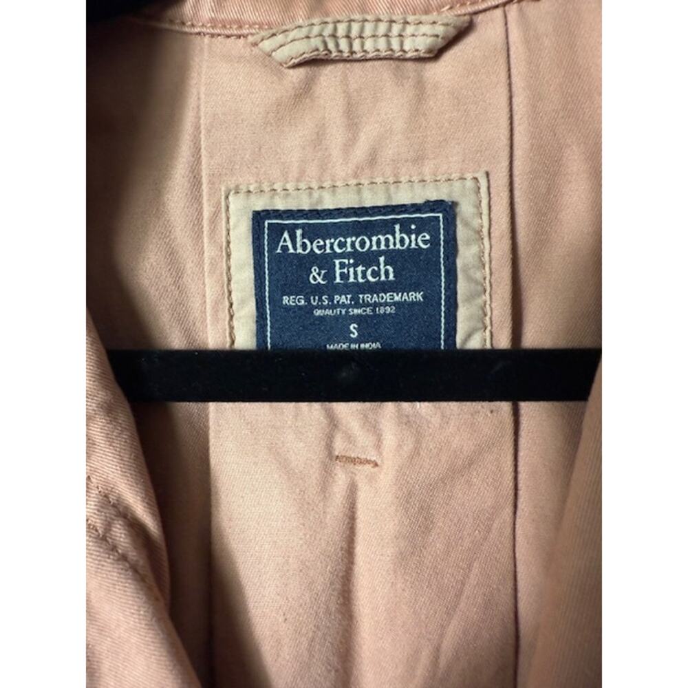 ABERCROMBIE & FITCH PINK BUTTON UP JACKET SIZE SMALL - Picture 2 of 8